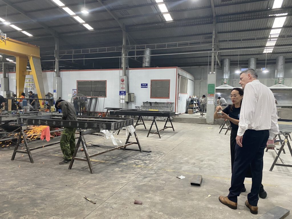 factory visit in Vietnam