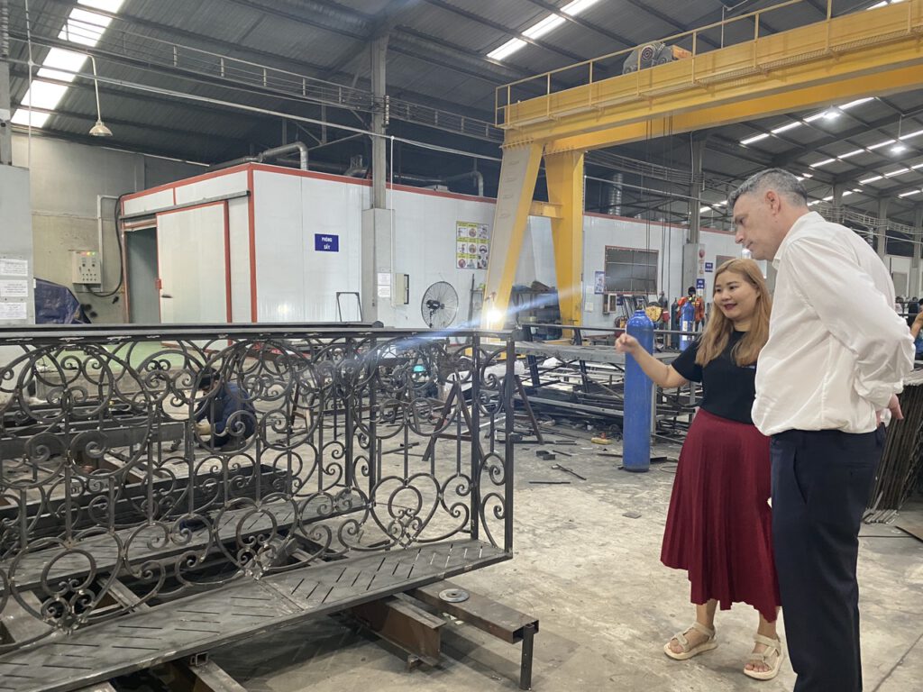 Vietnam metal factory visit
